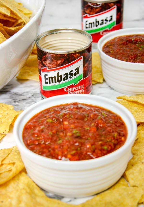 Ớt Chipotle Ngâm Sốt Adobo Chipotle Embasa Peppers In Adobo Sauce (Hộp 198gr, 7 Oz)