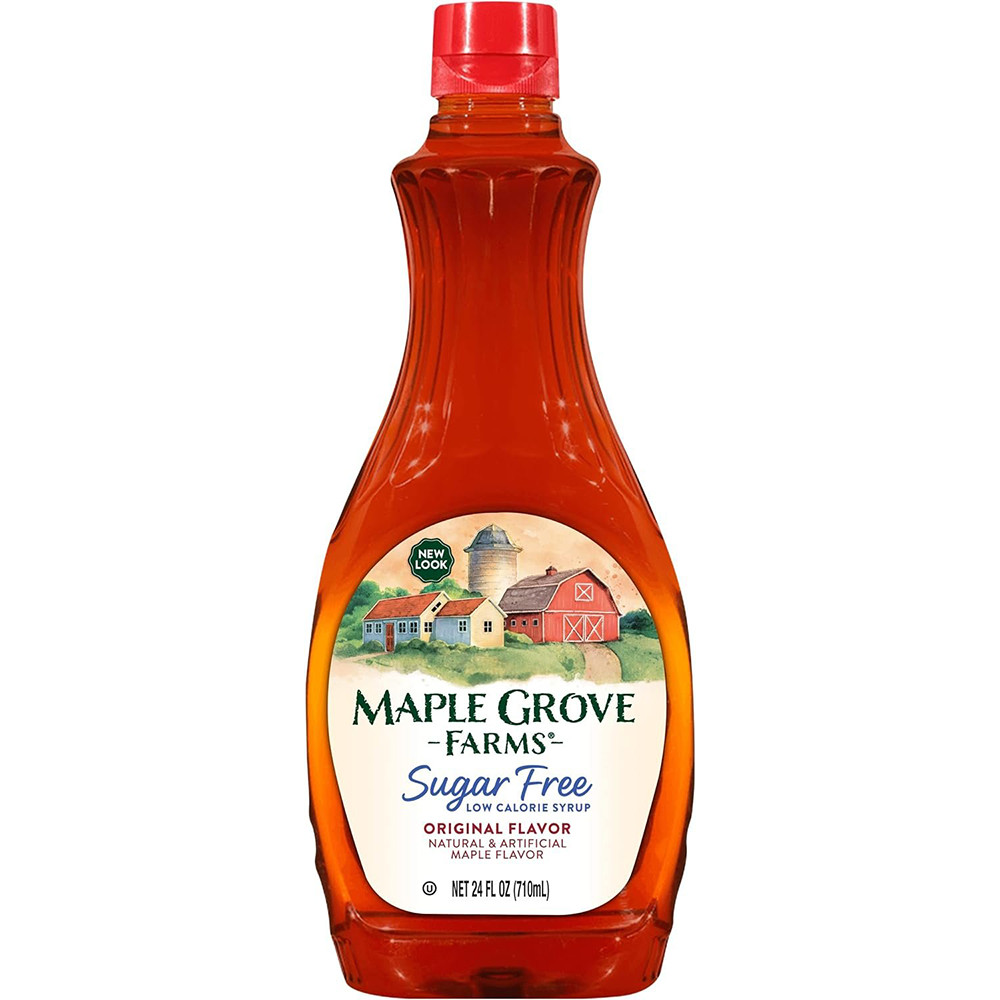 Siro Không Đường Maple Grove Farms of Vermont, Vermont Sugar Free Low Calorie Syrup, Chai 710 mL (24 Fl. Oz.)