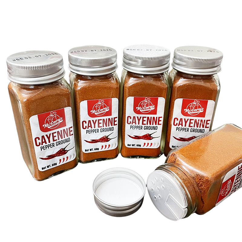 Bột Ớt Cayenne Pepper Ground, Lọ Thủy Tinh Rắc 60gr