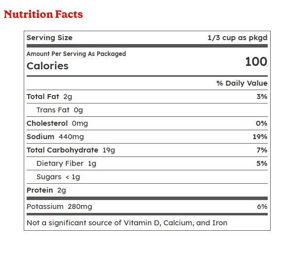 Khoai Tây Nghiền Bơ Kem Betty Crocker Creamy Butter Mashed Potatoes, Gói 113g (4 Oz.)