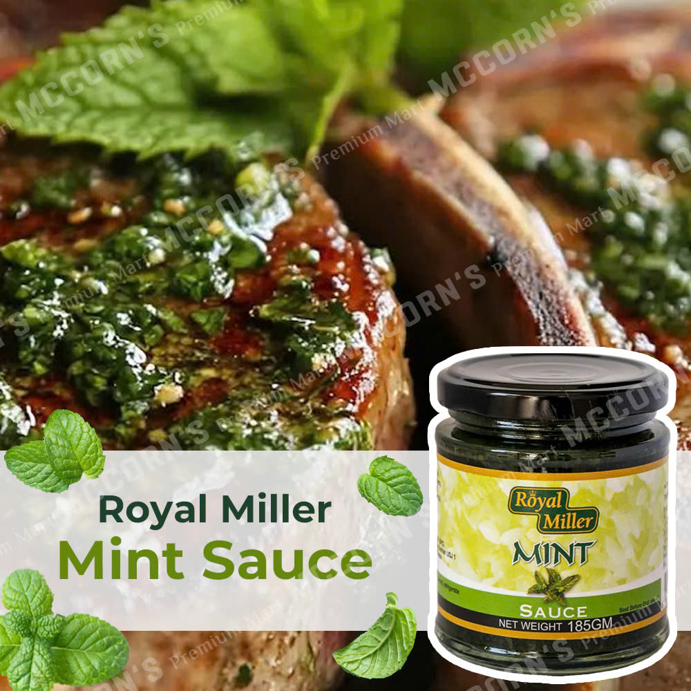 Sốt Bạc Hà (Sốt Mint) Royal Miller Mint Sauce, Lọ 185g