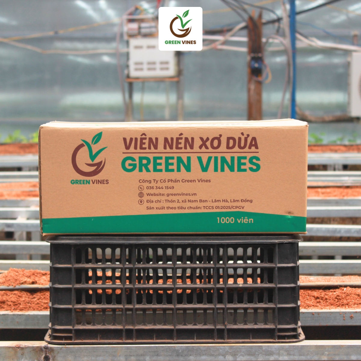 Viên nén xơ dừa ươm cây thùng 1000 viên