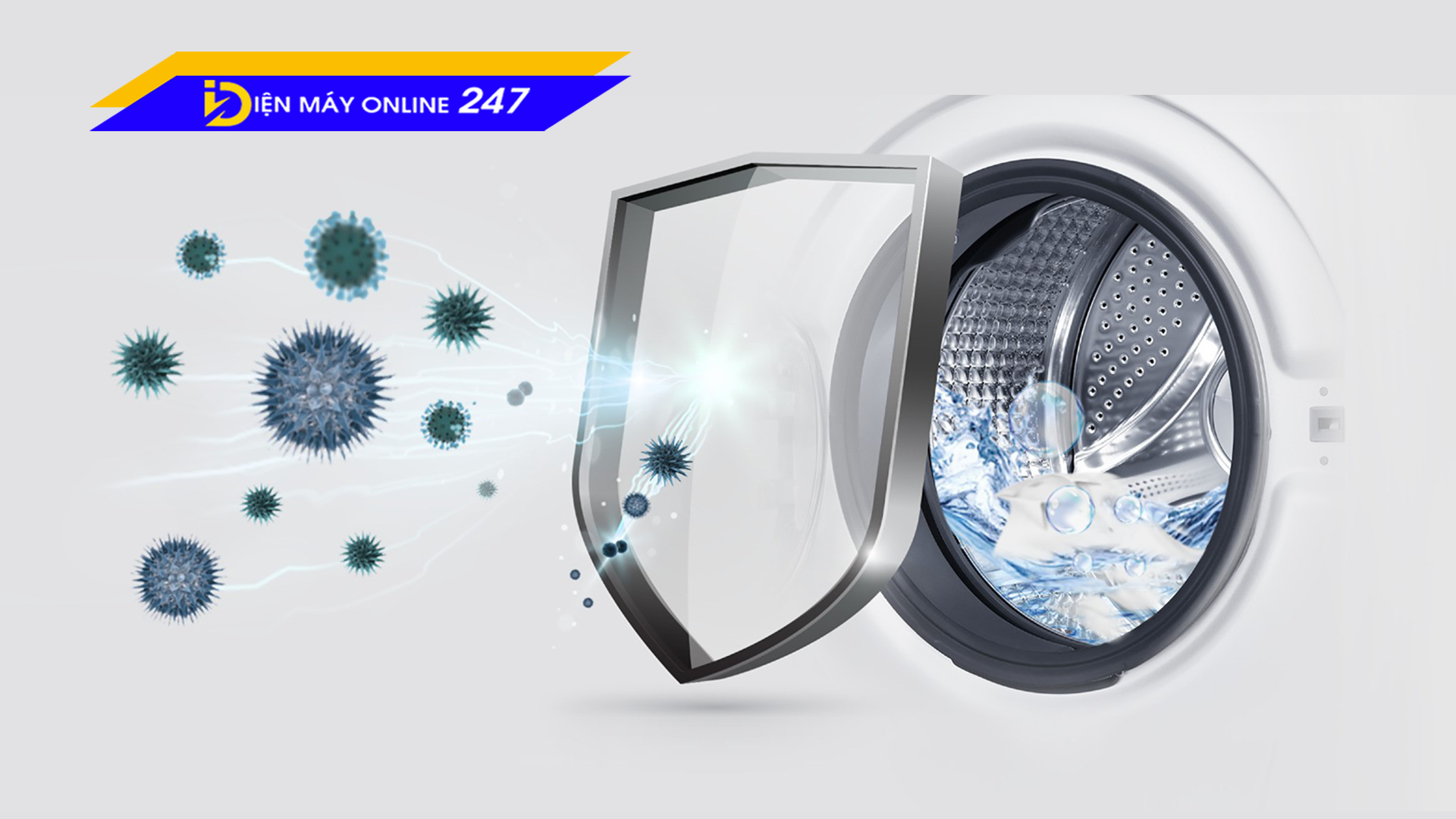 Tính năng kháng khuẩn ABT trên máy giặt Aqua là gì? Cách sử dụng đơn giản, hiệu quả