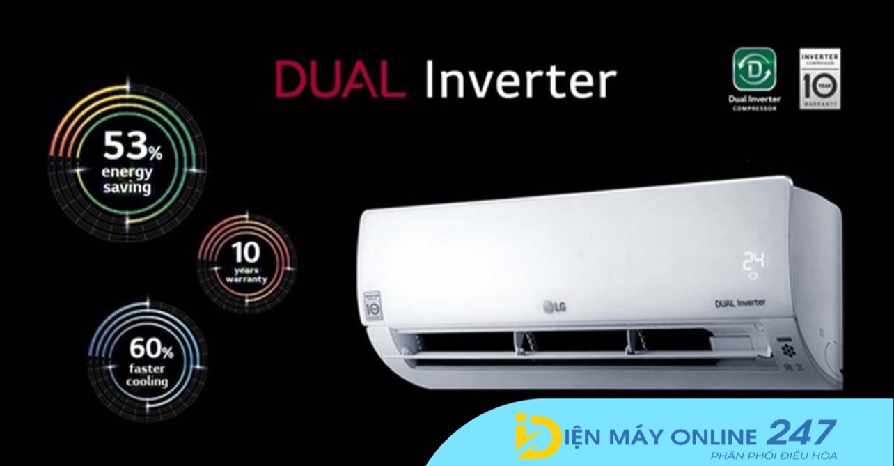 Công nghệ Dual Inverter trên điều hoà LG