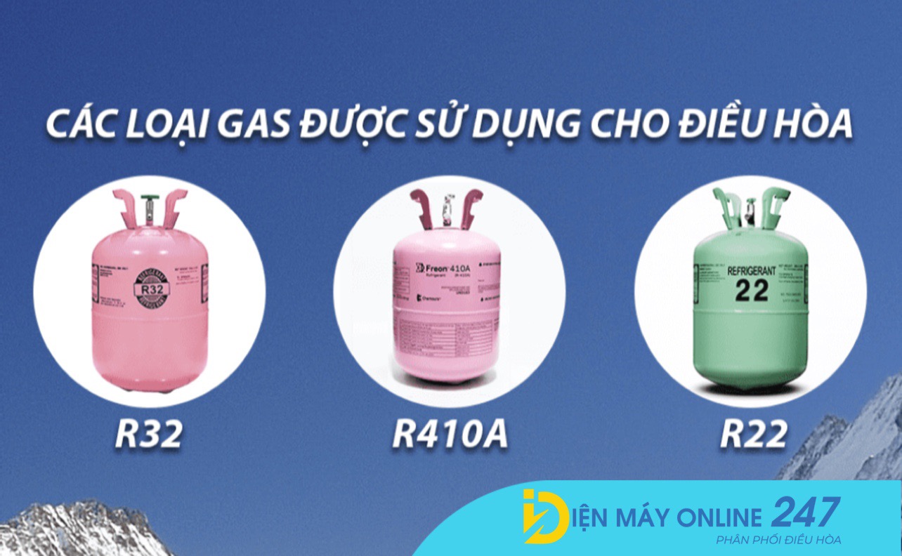Tìm hiểu và so sánh các loại Gas thường được dùng trên điều hoà