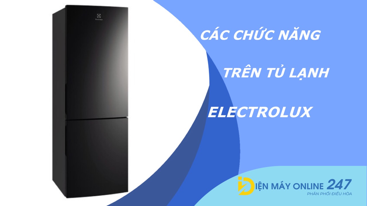 Các chức năng chính trên tủ lạnh Electrolux