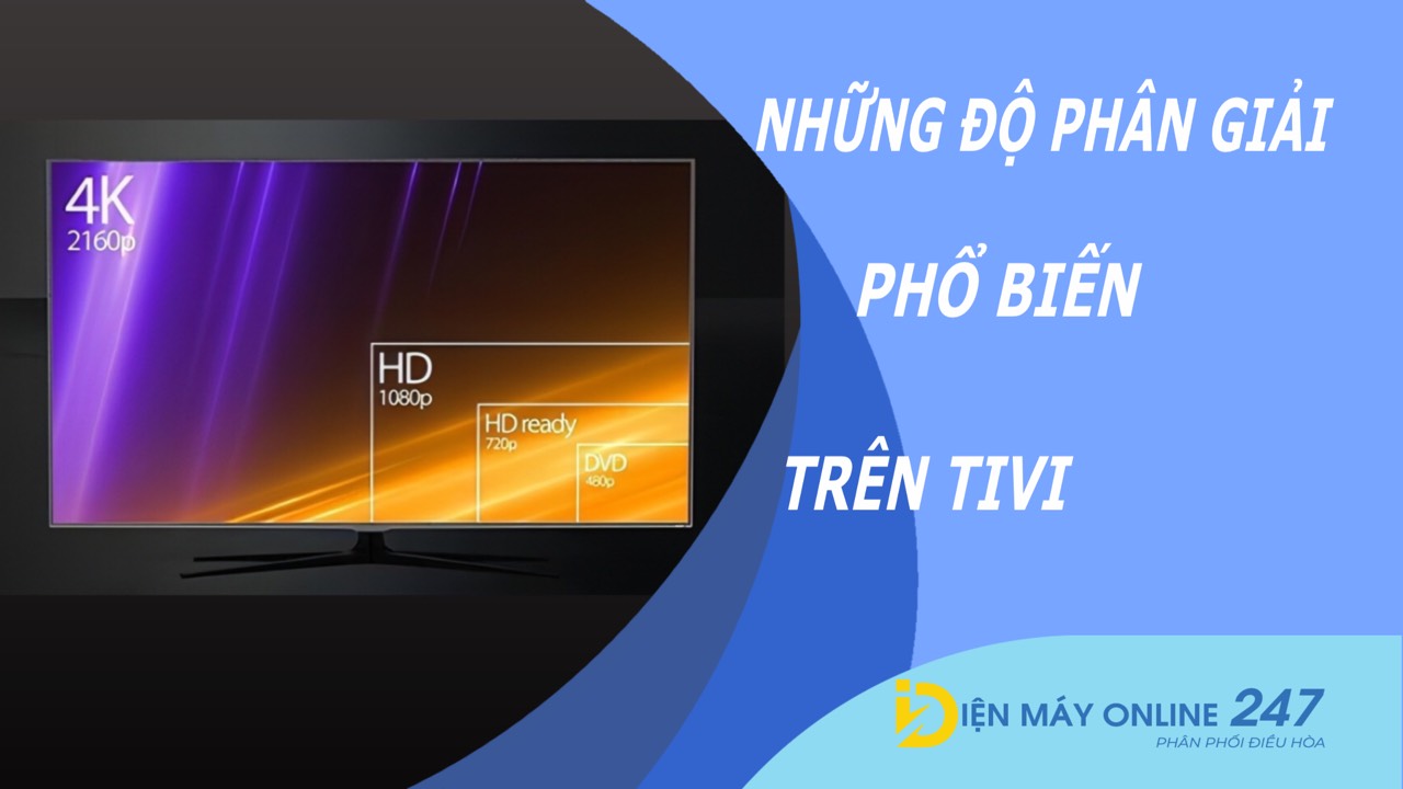 Tivi hiện nay có những loại độ phân giải nào?