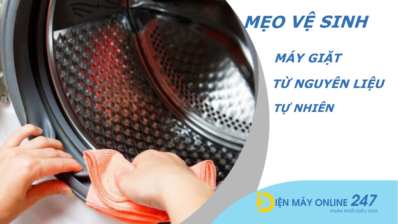 Mẹo vệ sinh máy giặt cửa trước từ nguyên liệu tự nhiên cực hay!