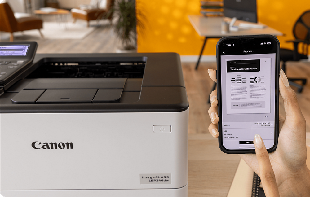 Máy in Canon imageCLASS LBP246dw in 2 mặt tự động – ”