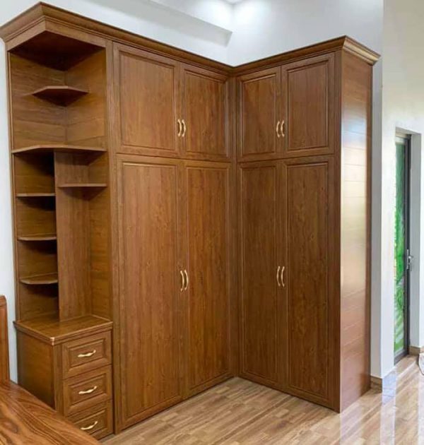 Ưu điểm của mẫu tủ quần áo nhôm