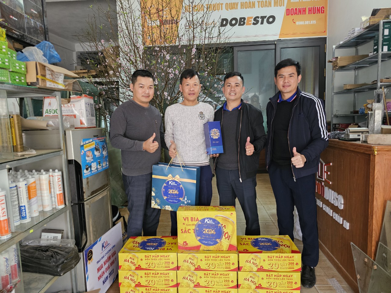 NHÔM KAA TẶNG QÙA TẾT KHÁCH HÀNG TẠI THANH HÓA