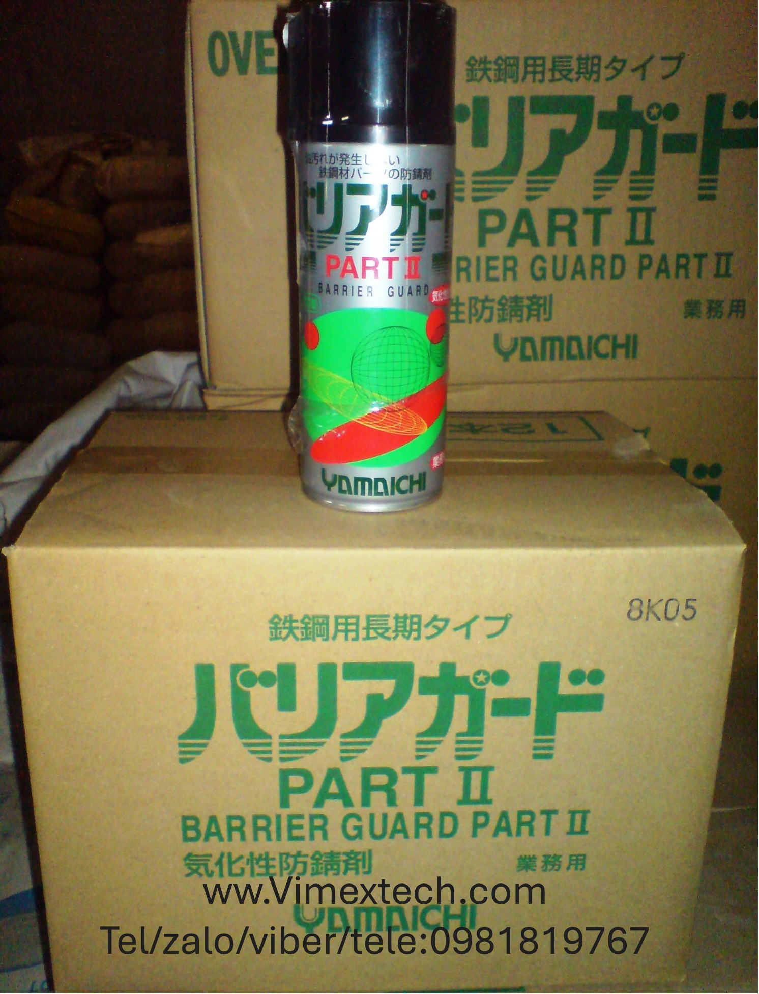 Bảo quản khuôn khi nghỉ lễ dài ngày, So sánh Barrier guard part II, Supple mist của YAMAICHI và sản phẩm Trung Quốc