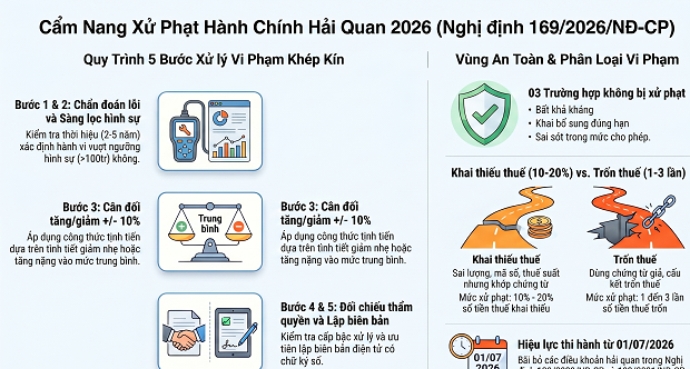 Sổ tay Nghiệp vụ Xử phạt Vi phạm Hành chính trong Ngành Hải quan 2026