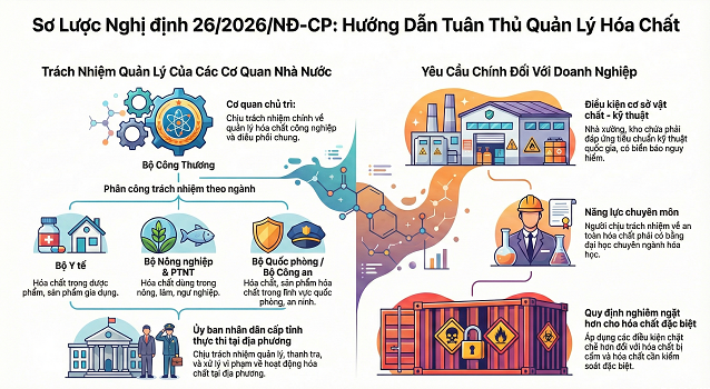 Tóm tắt Nghị định 26/2026/NĐ-CP về Quản lý Hoạt động Hóa chất