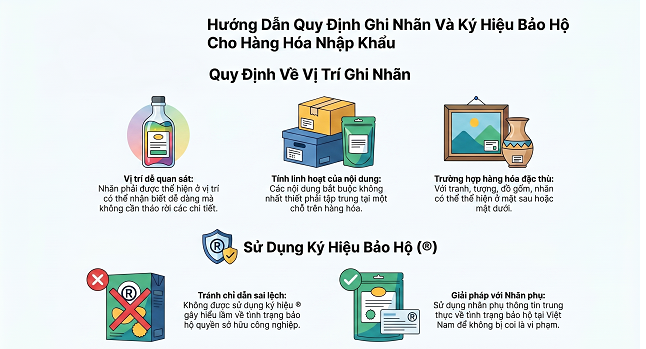 Hướng dẫn về Ghi nhãn Hàng hóa và Sử dụng Ký hiệu Bảo hộ Sở hữu Công nghiệp