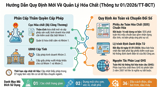Văn bản hợp nhất số 32/VBHN-BCT - Thông tư quy định chi tiết và hướng dẫn thi hành một số điều của Luật Hóa chất và Nghị định số 26/2026/NĐ-CP của Chính phủ quy định chi tiết và hướng dẫn thi hành một số điều của Luật Hóa chất về quản lý hoạt động hóa chất và hóa chất nguy hiểm trong sản phẩm, hàng hóa