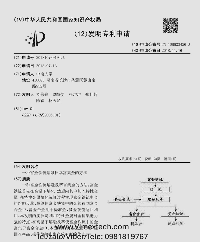 Bản dịch tóm tắt đăng ký sáng chế 