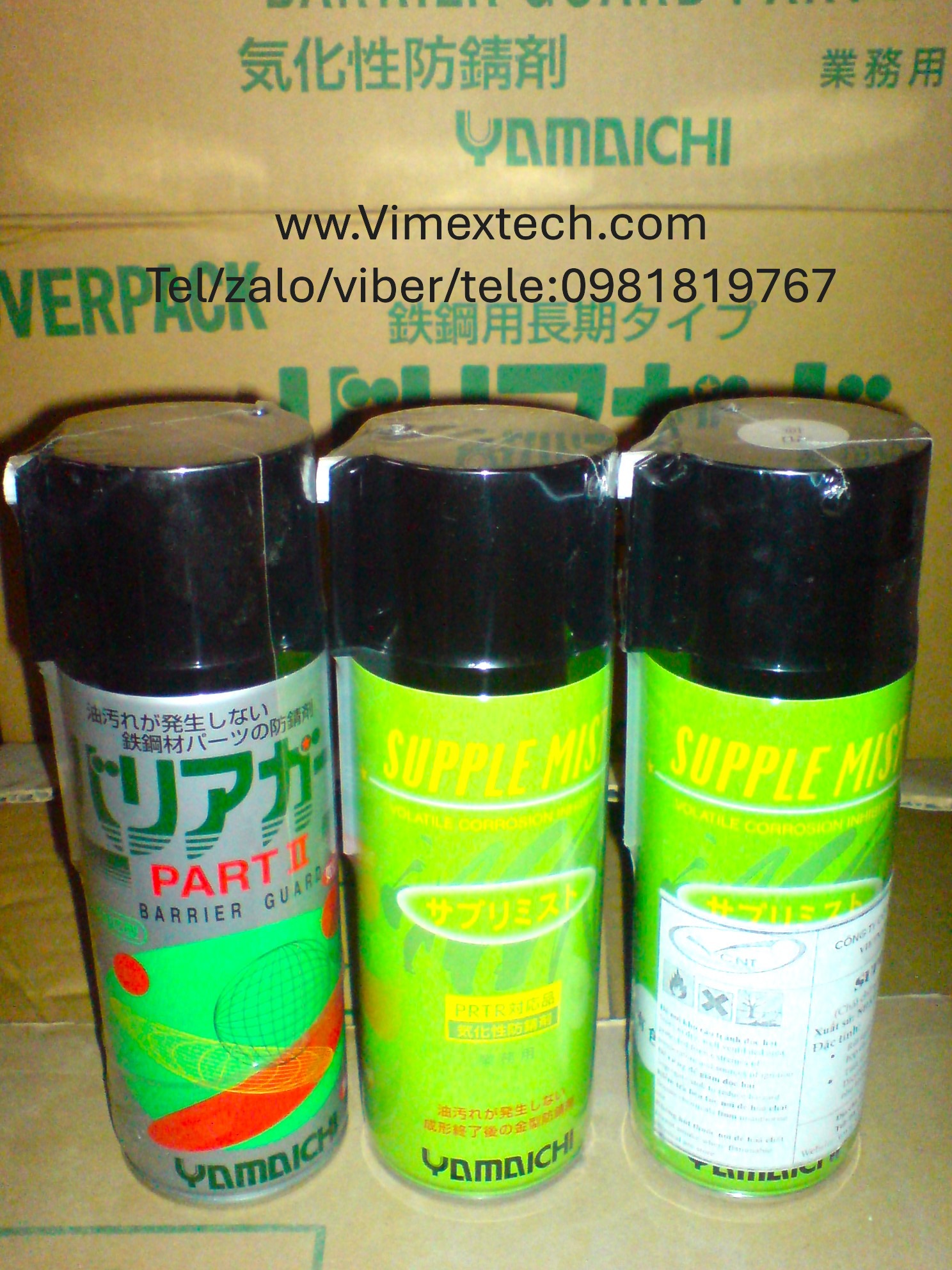 So sánh chi tiết về cách sử dụng Supple Mist và Barrier Guard Part II của hãng Yamaichi (Nhật) trong quá trình bảo quản khuôn nhựa.