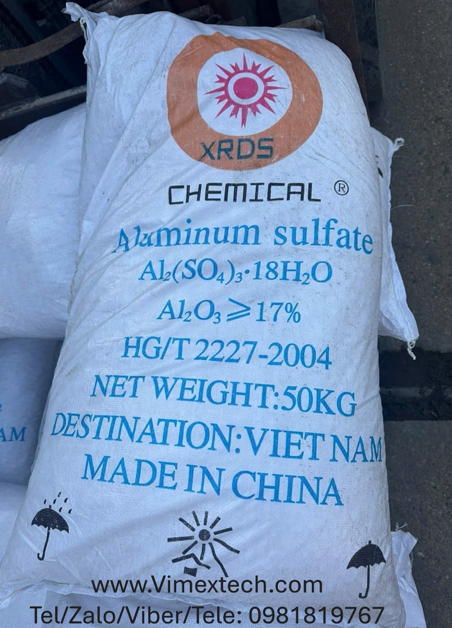 Phèn Đơn - Al₂(SO₄)₃ – TQ - CN -50kg -Tính Chất, Ứng Dụng & So Sánh keo tụ nước với PAC