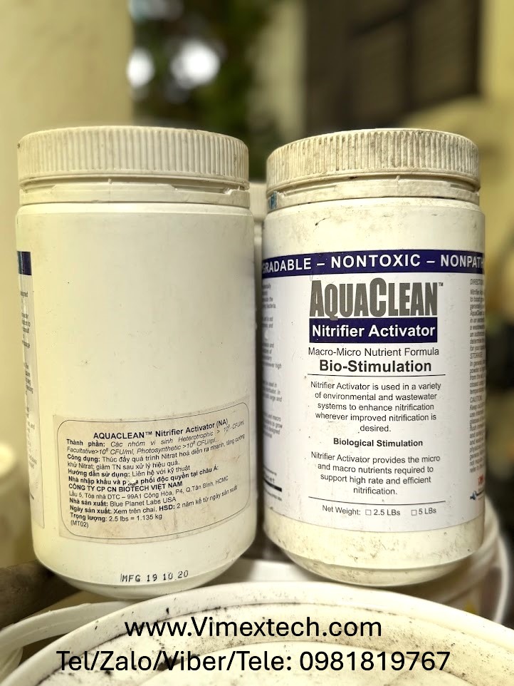 Aquaclean Nitrifier Activator (NA)-Dinh dưỡng cho hệ thống xử lý nước thải vi sinh-Mỹ-2,5Lbs(1,135kg).