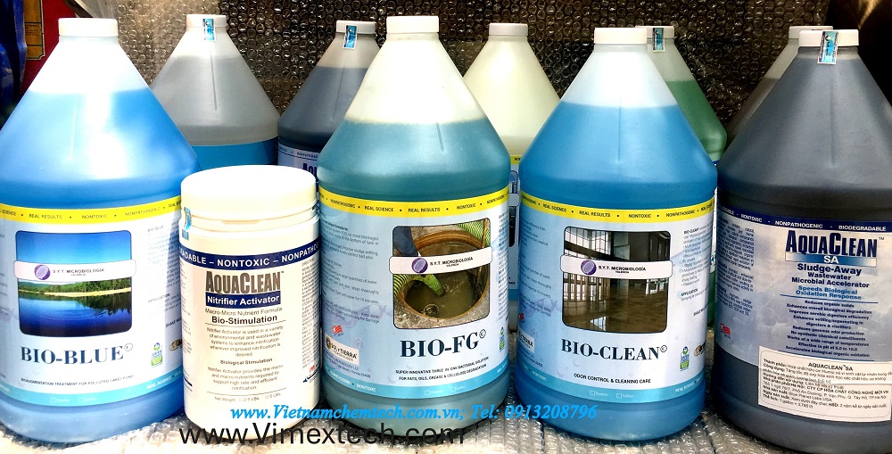 AquaClean SA) chế phẩm vi sinh xử lý bùn đáy ao/nước thải sinh hoạt, xuất xứ Mỹ