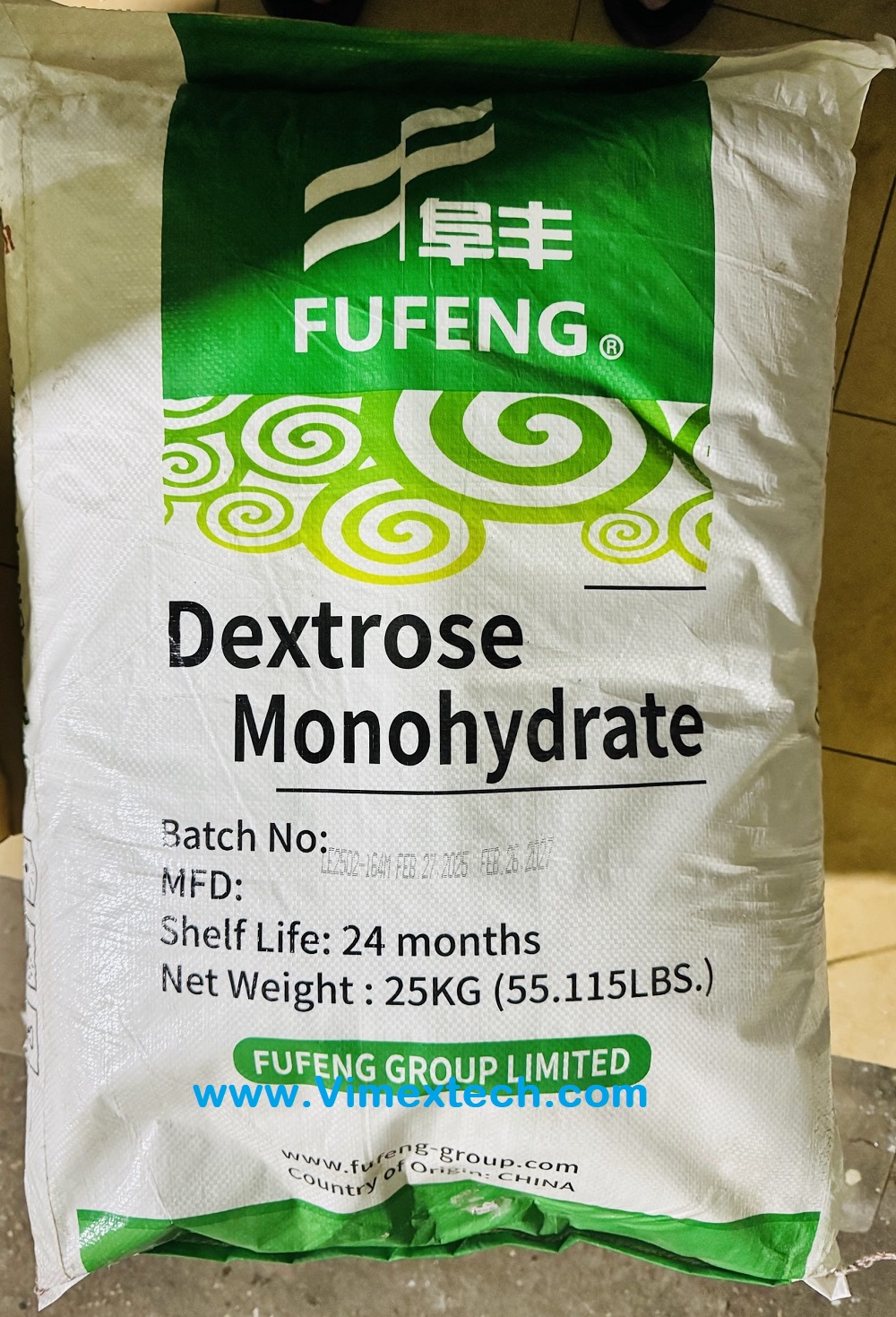 Dextrose.H2O-Trung quốc-Thực phẩm-25kg