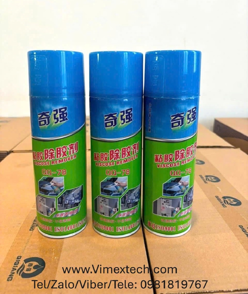 Bình xịt tẩy keo dán - QQ78 - China - ứng dụng và cách sử dụng an toàn nhất