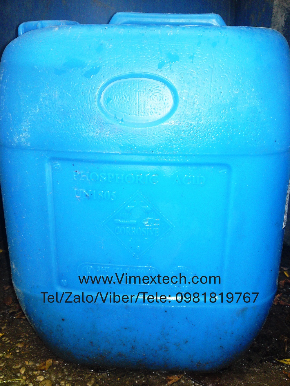 Axit Photphoric-H3PO4-TQ-85%-35kg-Tính chất hóa lý và ứng dụng của nó.