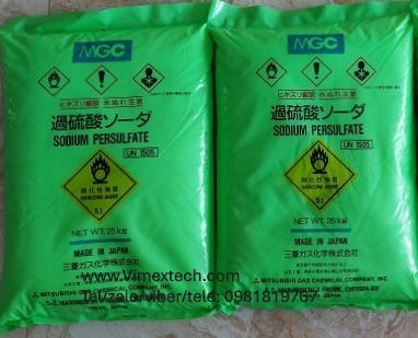 Natri pesunphat - Na2S2O8 - Nhật - Công nghiệp - 25kg