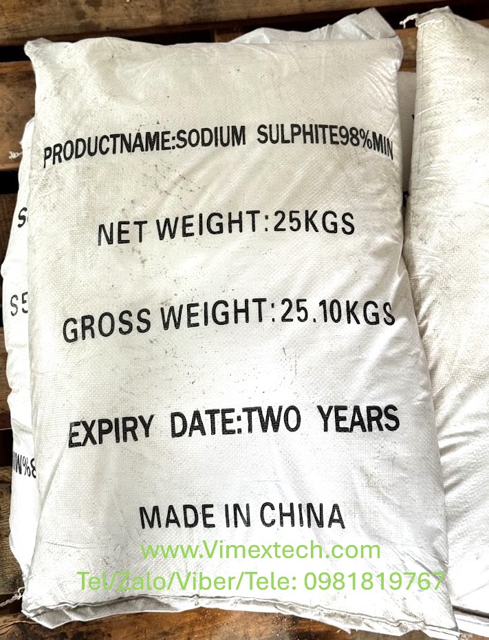 Natri sunphit - Na2SO3 -Thái lan - Công nghiệp - 25kg - Tính chất hóa lý và ứng dụng trong công nghiệp