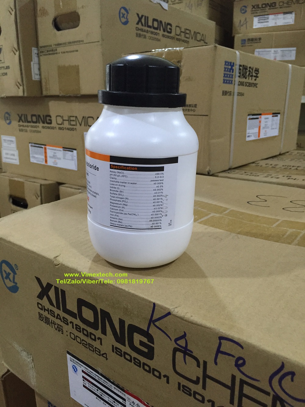 Natri clorua - NaCl- AR (TKPT) - TQ - 0,5kg