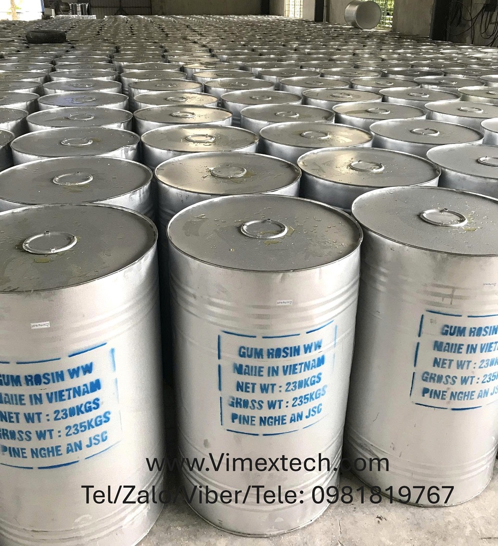 Nhựa thông-Gum rosin- Tính chất hóa lý và ứng dụng làm keo dán và chất tuyển nổi trong khai thác quặng