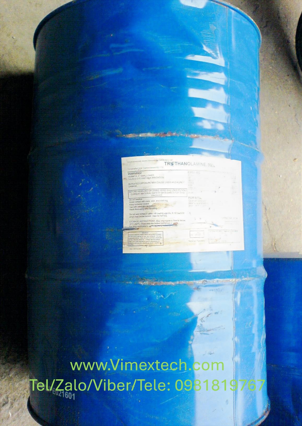 Triethanolamine (TEA)-Malaixya-232kg-Tính chất hóa lý và các ứng dụng của nó