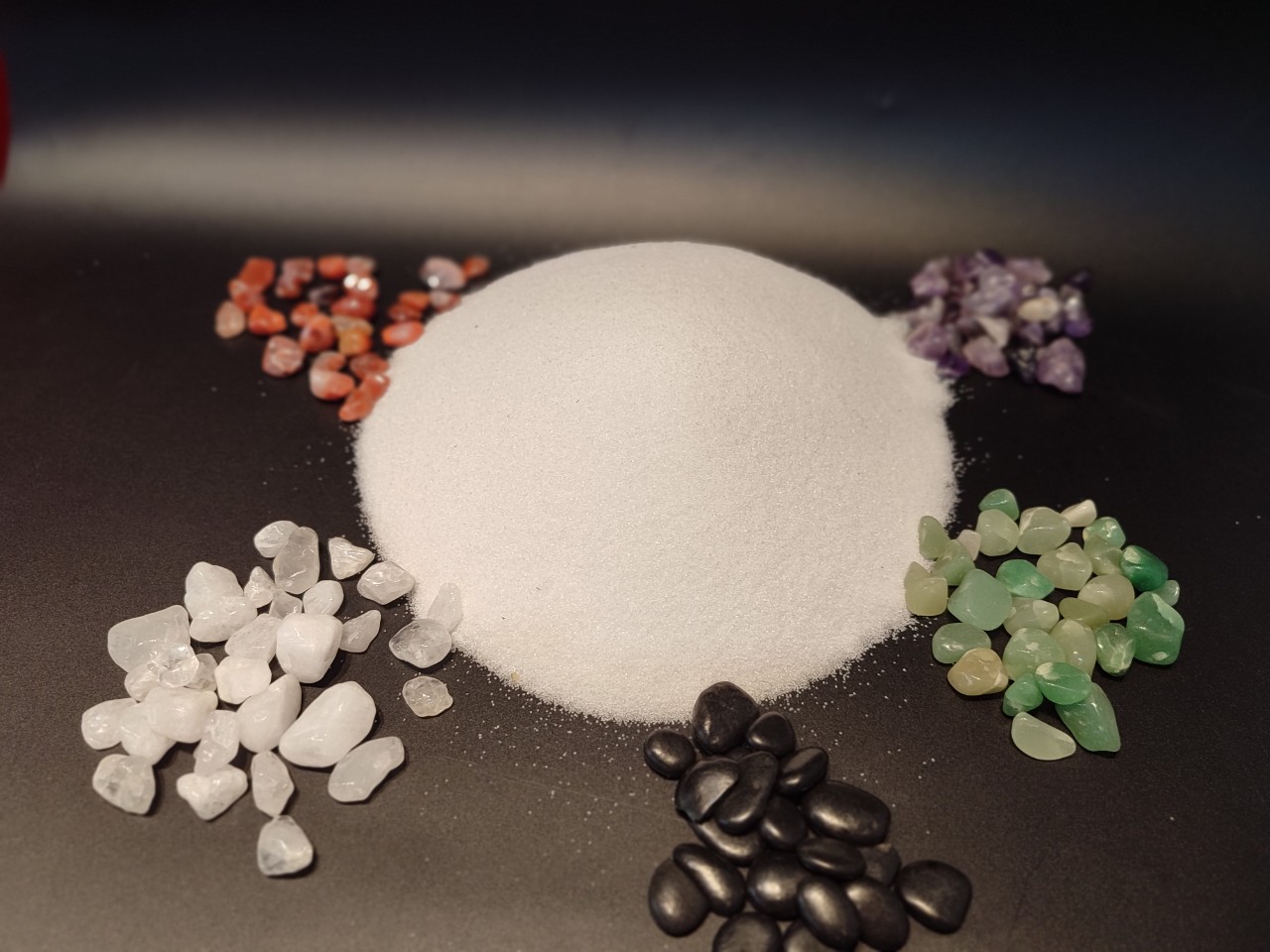 Bột đá thạch anh rải móng nhà, nền nhà, rải mộ.