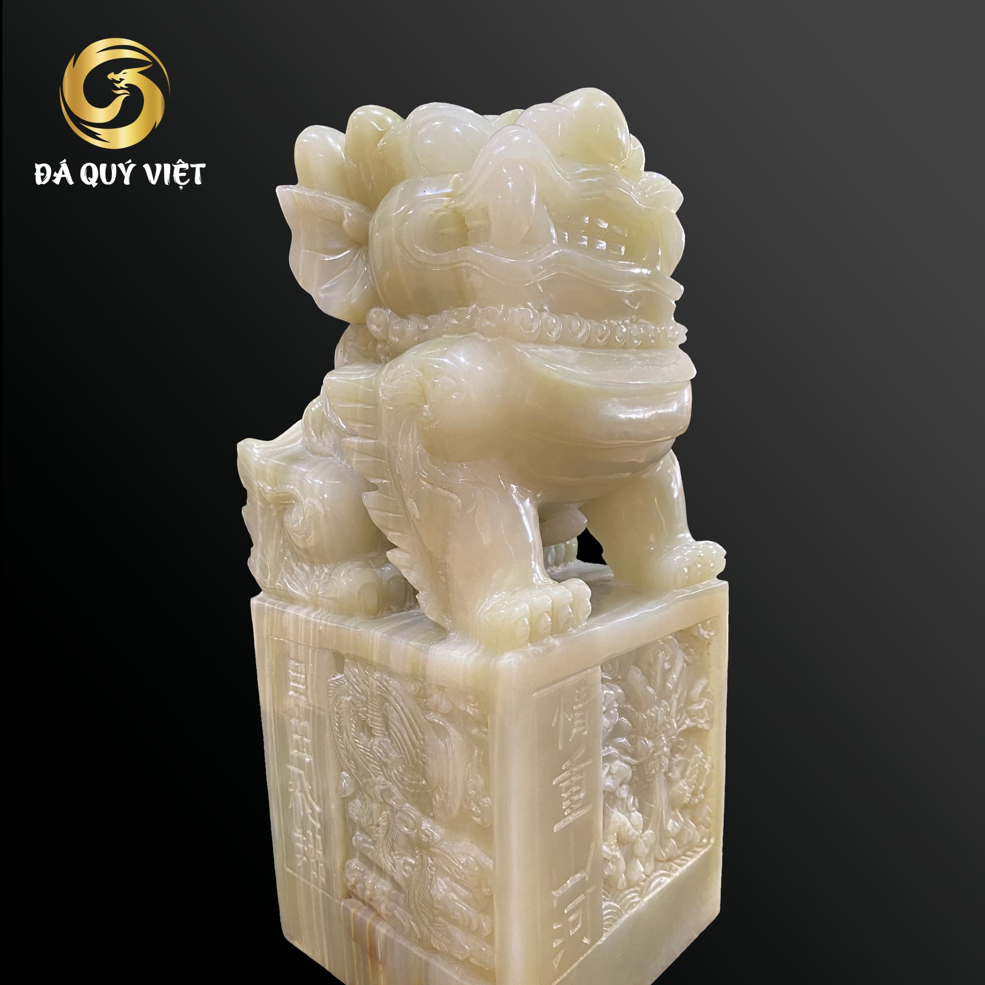 Ấn Nghê phong thuỷ ngọc tự nhiên