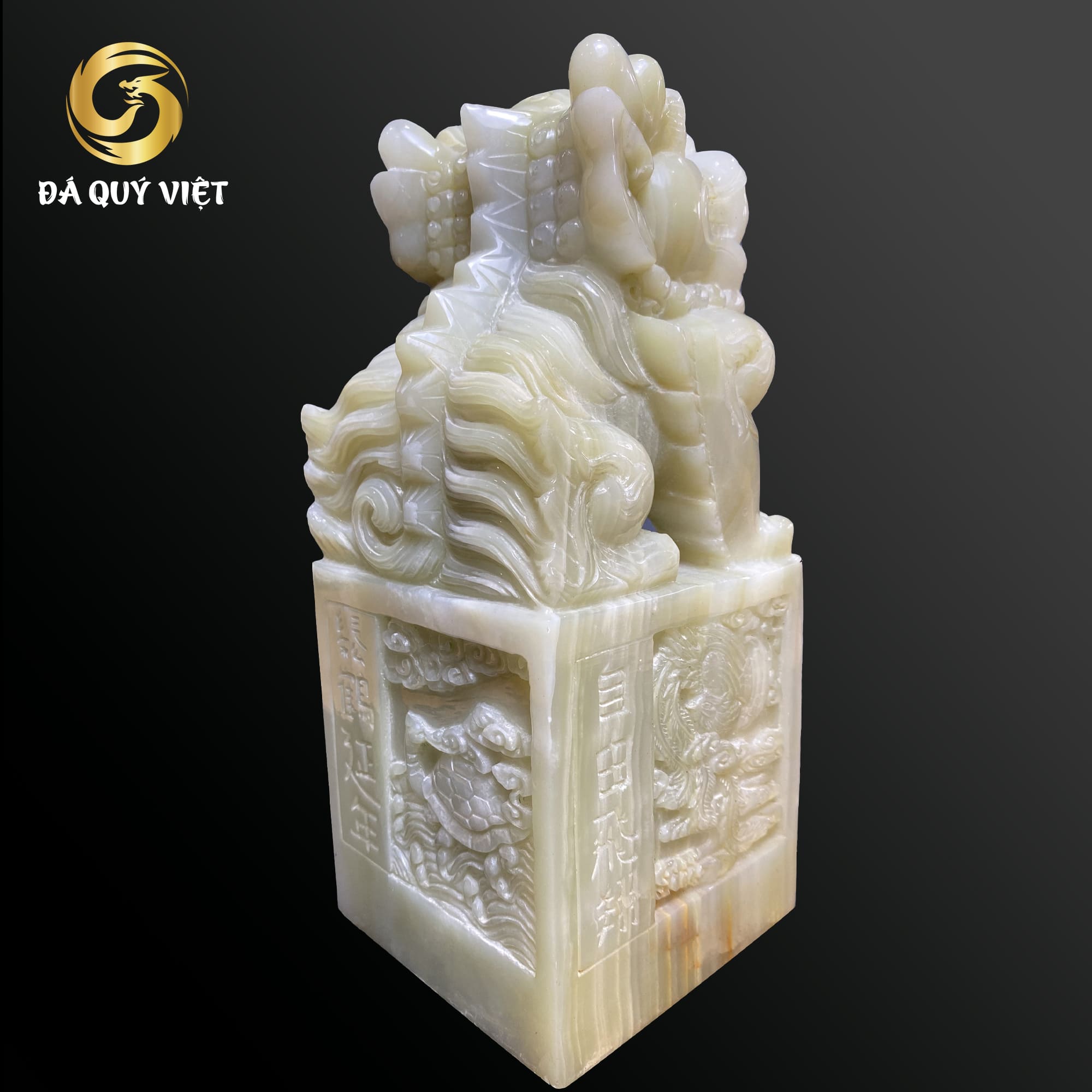 Ấn Nghê phong thuỷ ngọc tự nhiên