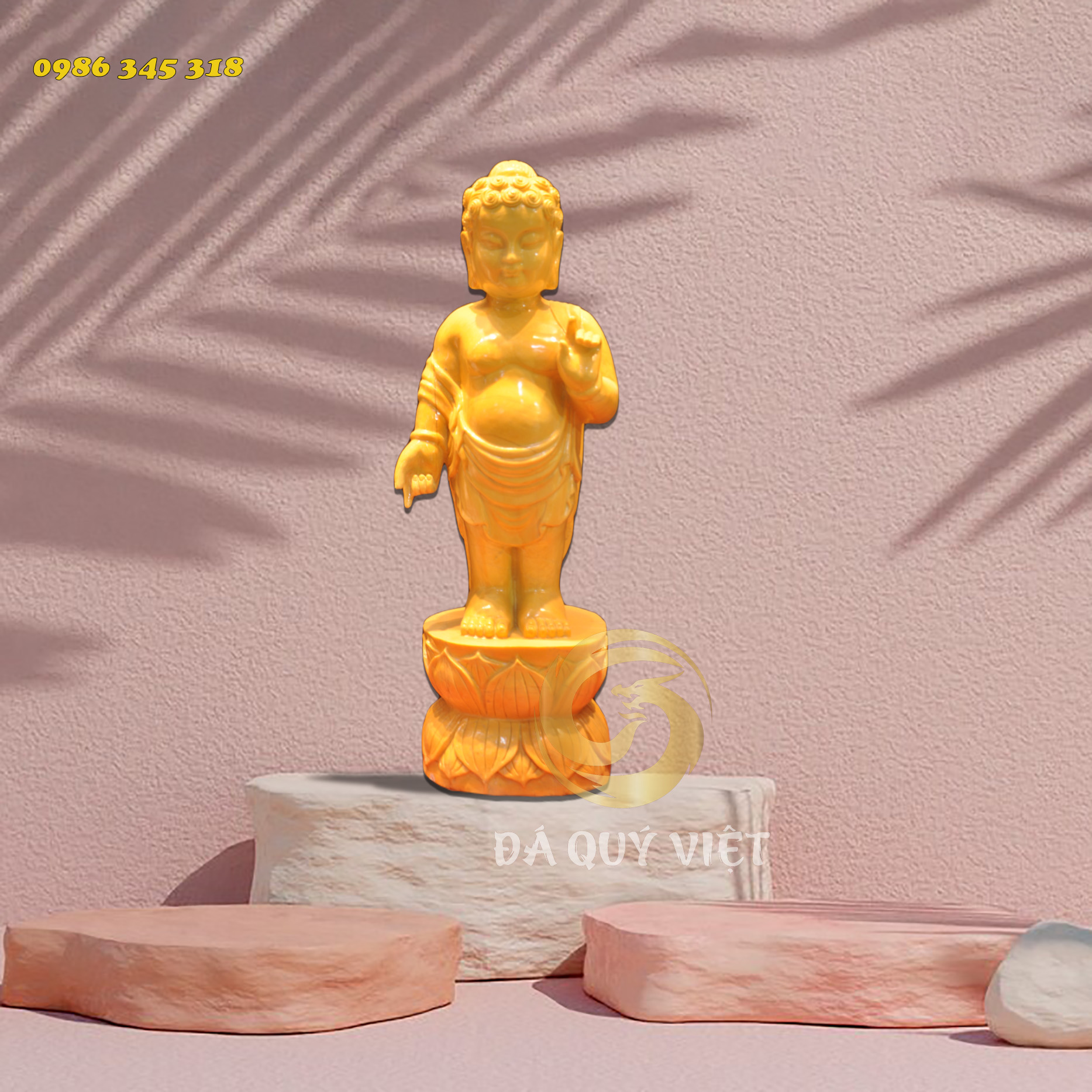 Tượng Phật Đản Sinh (KT 67 cm x 20 cm)