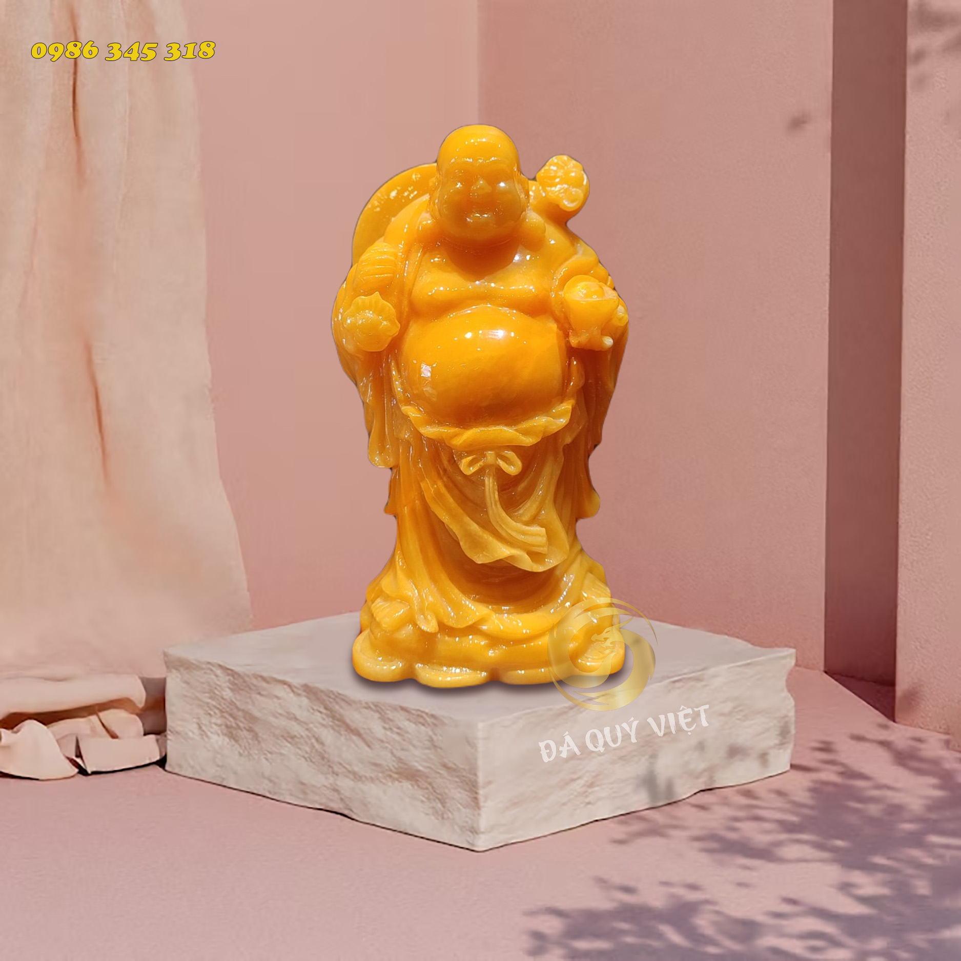 Tượng Phật Di Lặc Như Ý (KT 27 cm x 15 cm)