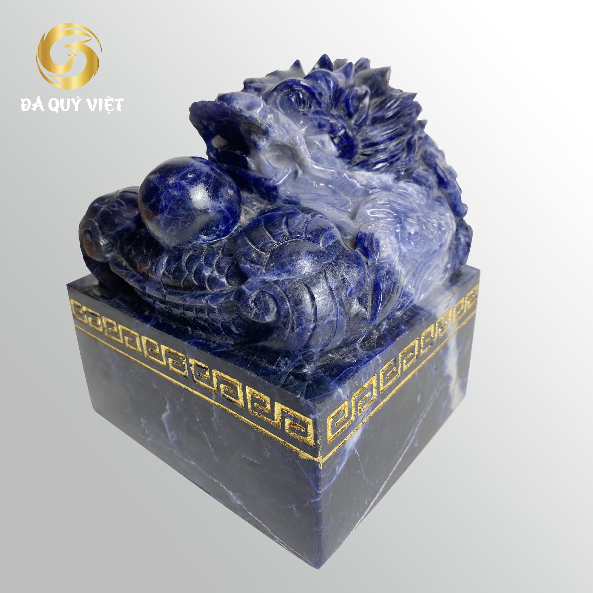 Ấn rồng đá thạch anh