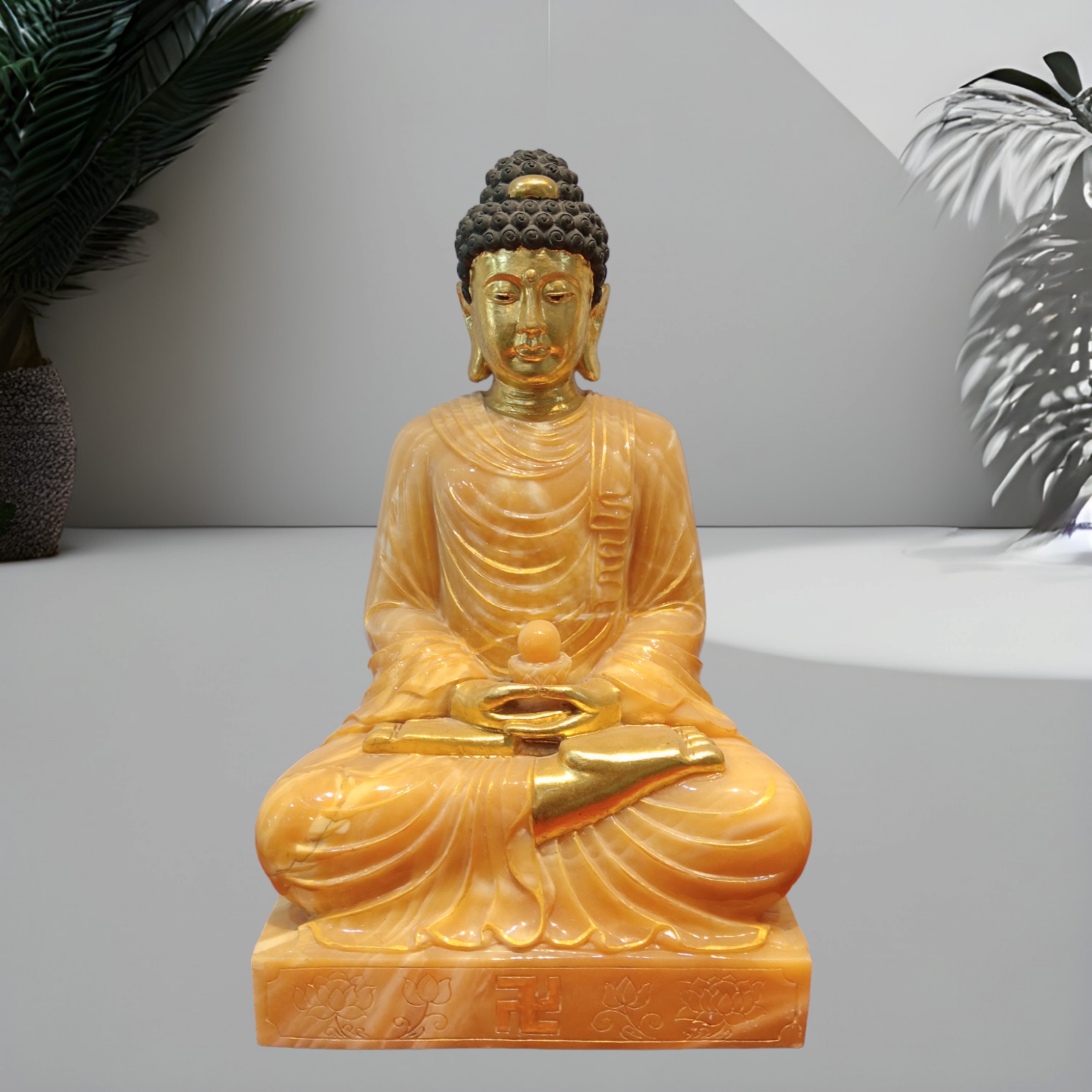 Tượng Phật Thích Ca Mâu Ni (KT 23cm x 33cm)