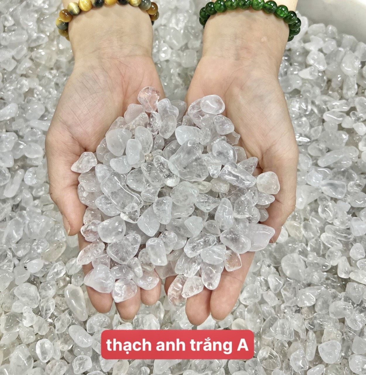 Đá vụn Thạch Anh Trắng