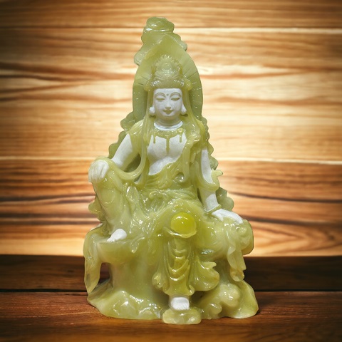 Tác phẩm Quan Thế Âm Bồ Tát (KT 53cm x 30cm)