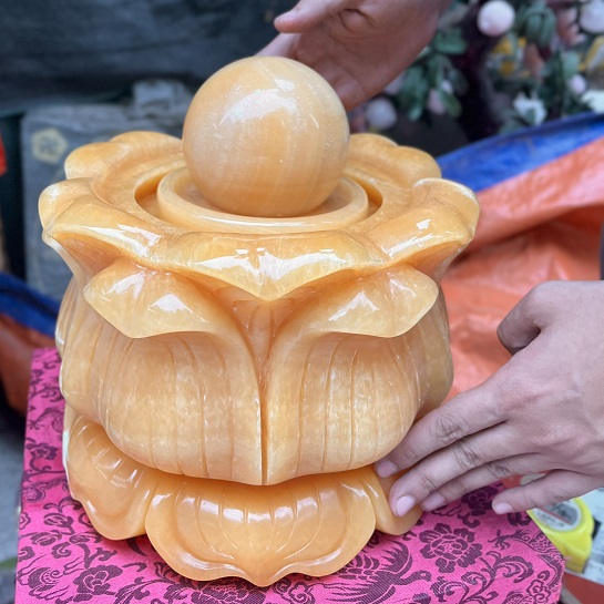 Phong thuỷ luân Hoa sen (KT: 28x26cm)