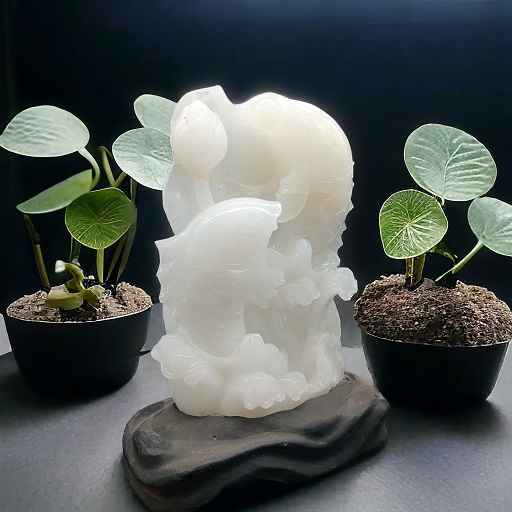 Tác phẩm Cá Chép Hoa Sen KT 20 * 30 cm