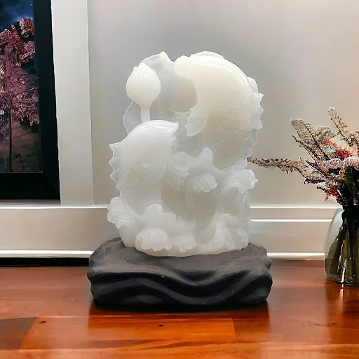 Tác phẩm Cá Chép Hoa Sen KT 20 * 30 cm