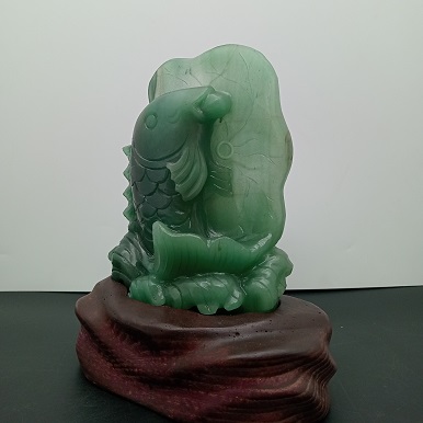 Tác phẩm Cá Chép Hoa Sen KT 18 * 15 cm