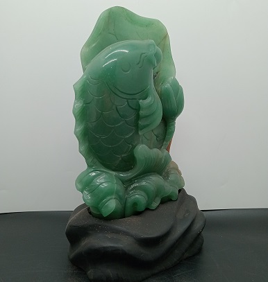 Tác phẩm Cá Chép Hoa Sen KT 25 * 15 cm