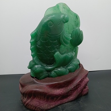 Tác phẩm Cá Chép Hoa Sen KT 20 * 15 cm