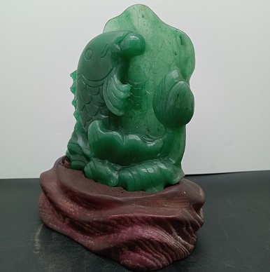 Tác phẩm Cá Chép Hoa Sen KT 20 * 15 cm