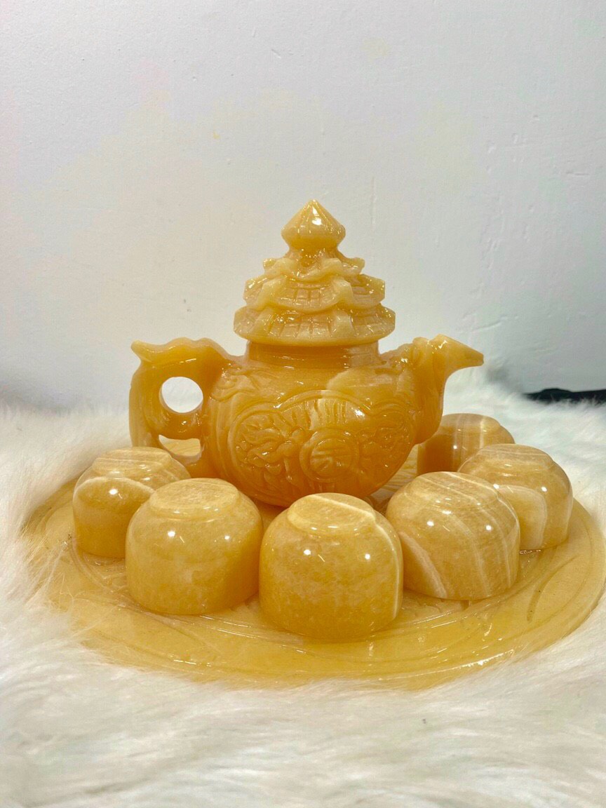 Bộ Ấm Chén Ngọc Hoàng Long